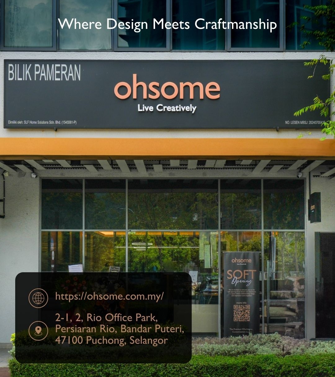 Transform Your Home with ohsome: Quality Built-in Cabinets &amp; Wardrobes in Puchong, Selangor